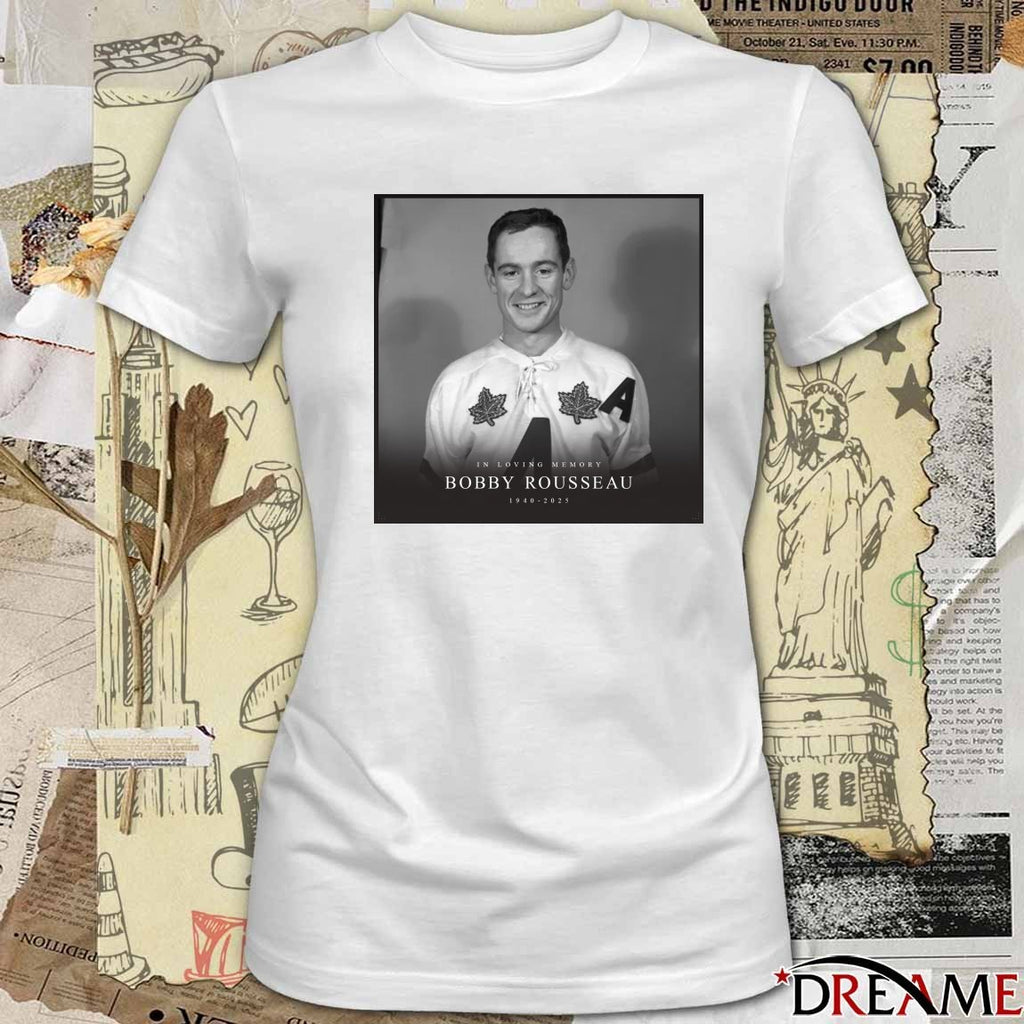 In Loving Memory Bobby Rousseau 1940 – 2025 Poster t-shirt