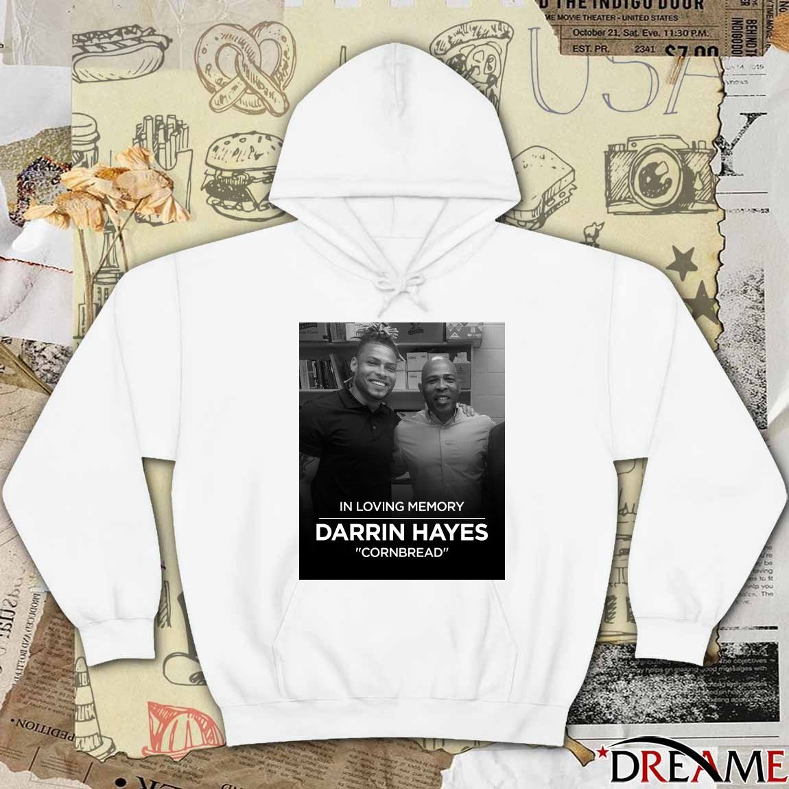 In Loving Memory Darrin Hayes Cornbread t-shirt