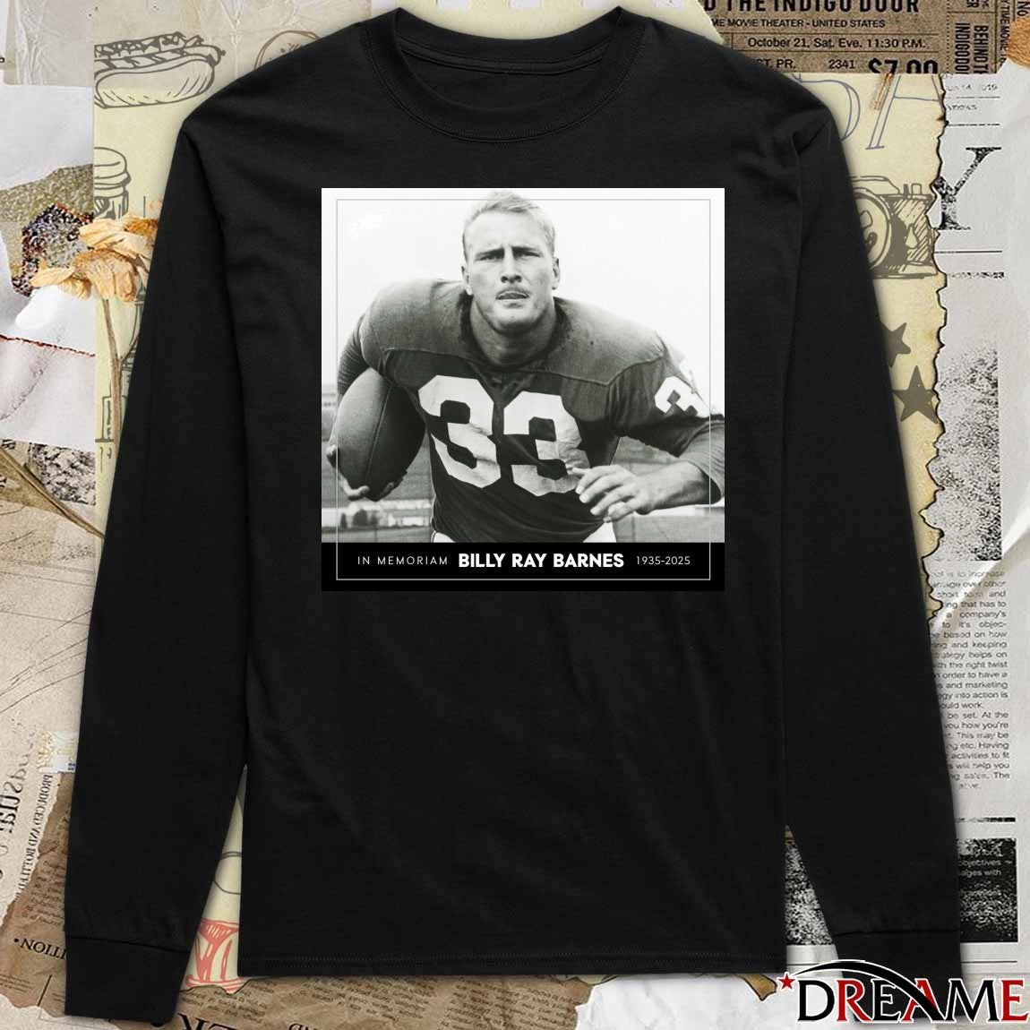 In Memoriam Billy Ray Barnes 1935 – 2025 Poster t-shirt