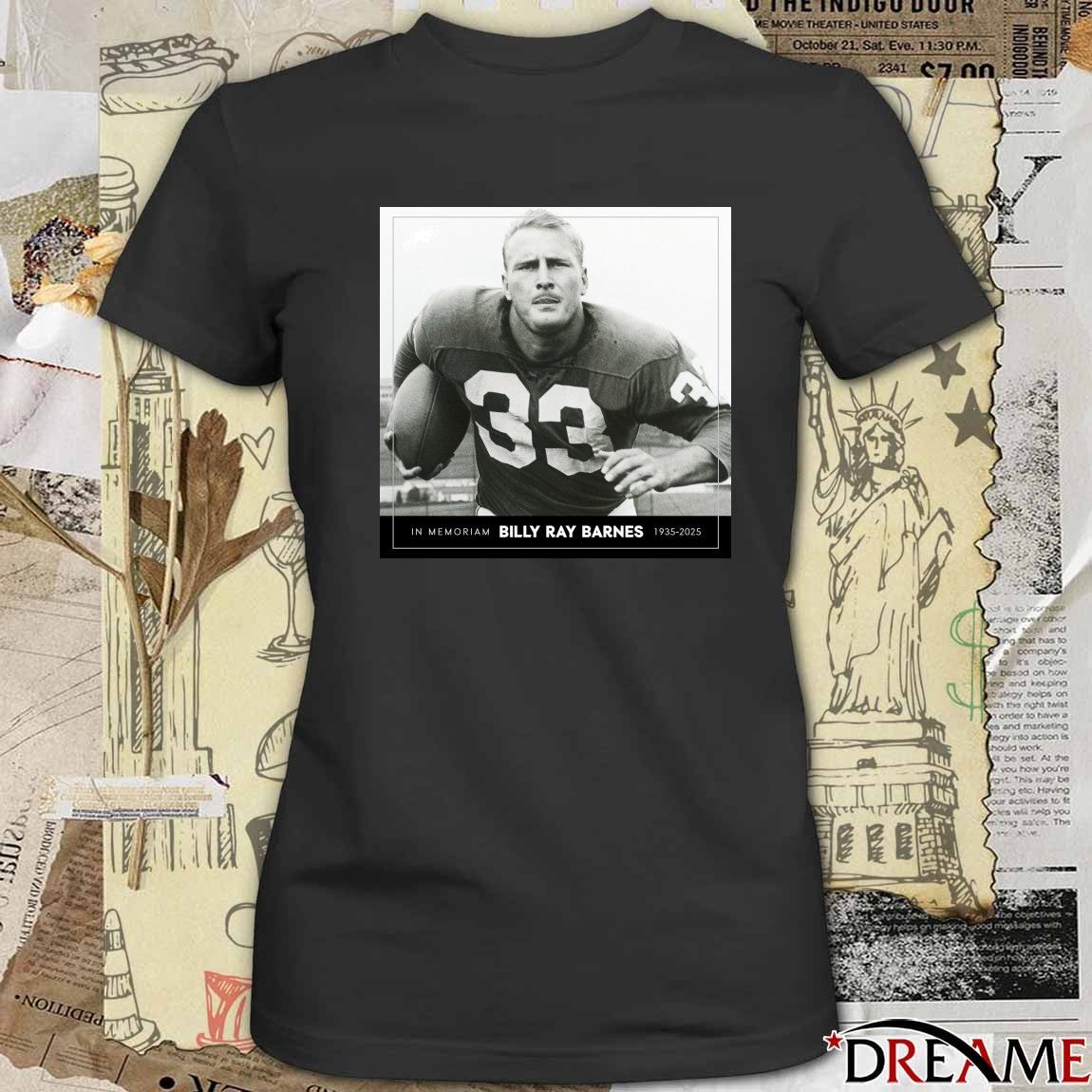 In Memoriam Billy Ray Barnes 1935 – 2025 Poster t-shirt