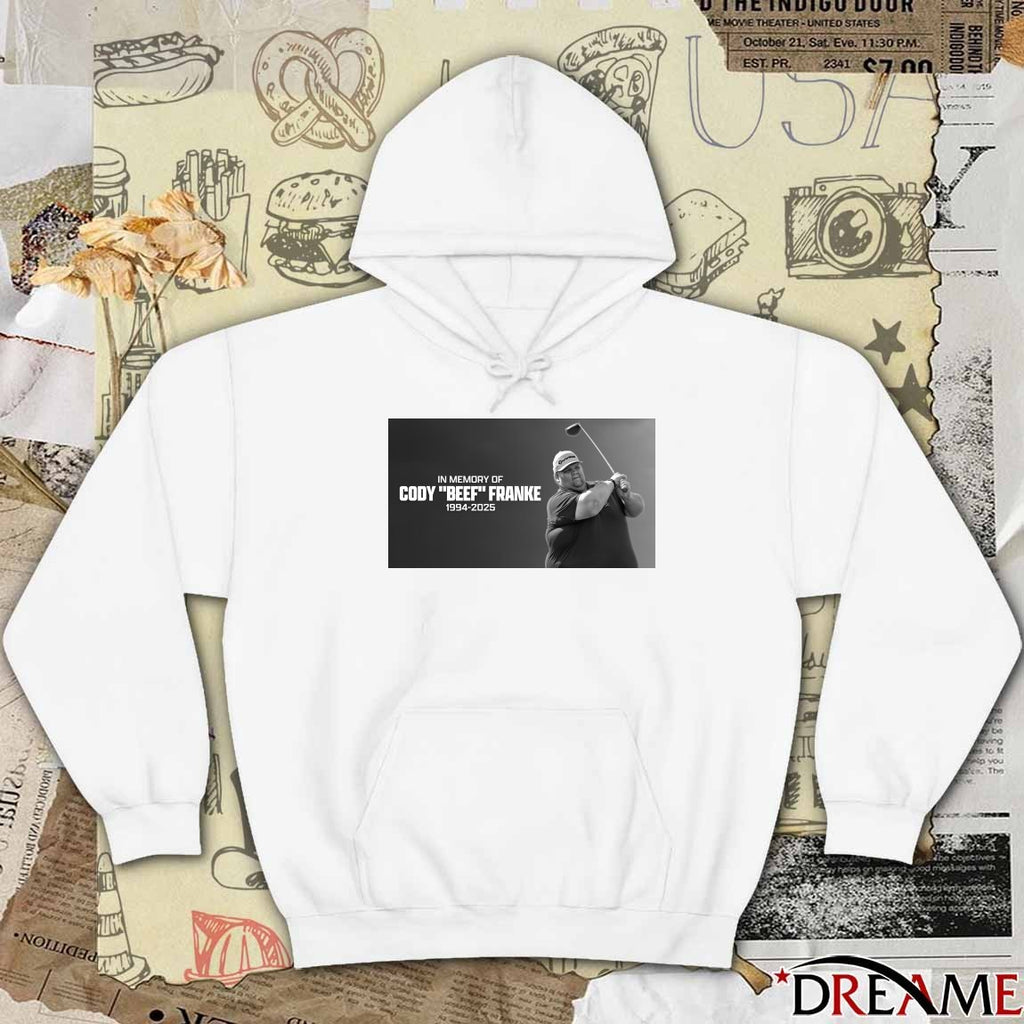 In Memory Of Cody Beef Franke 1994 – 2025 Fore Play Poster t-shirt