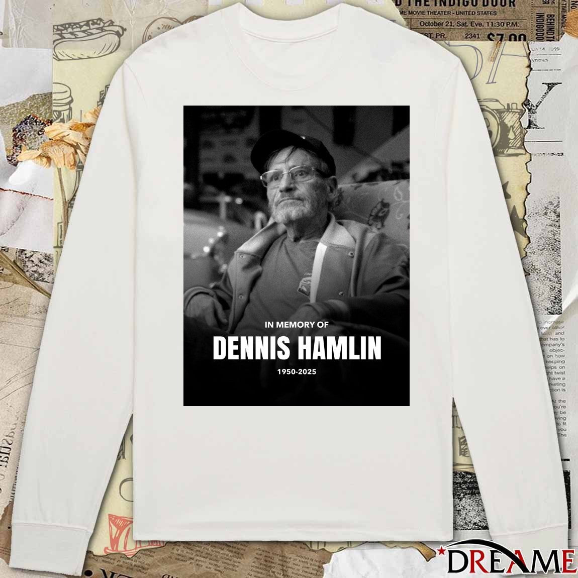 In Memory Of Dennis Hamlin 1950 – 2025 The NASCAR Wire Poster t-shirt