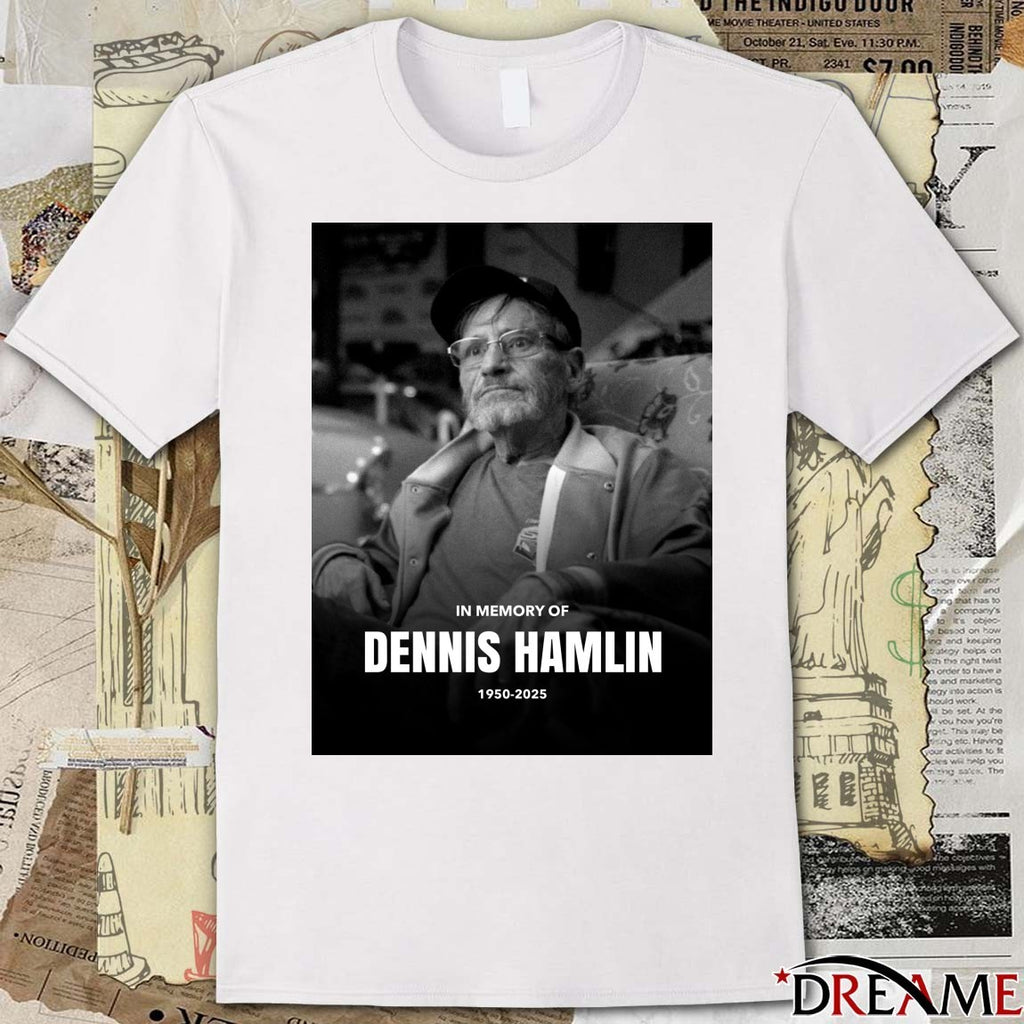 In Memory Of Dennis Hamlin 1950 – 2025 The NASCAR Wire Poster t-shirt