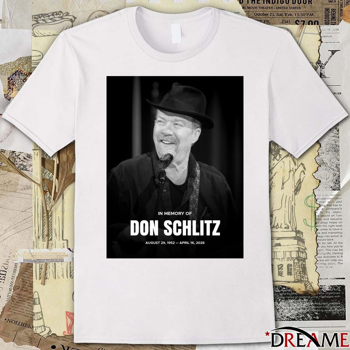 In Memory Of Don Schlitz August 29 1952 – April 16 2026 The Country Wire Poster t-shirt