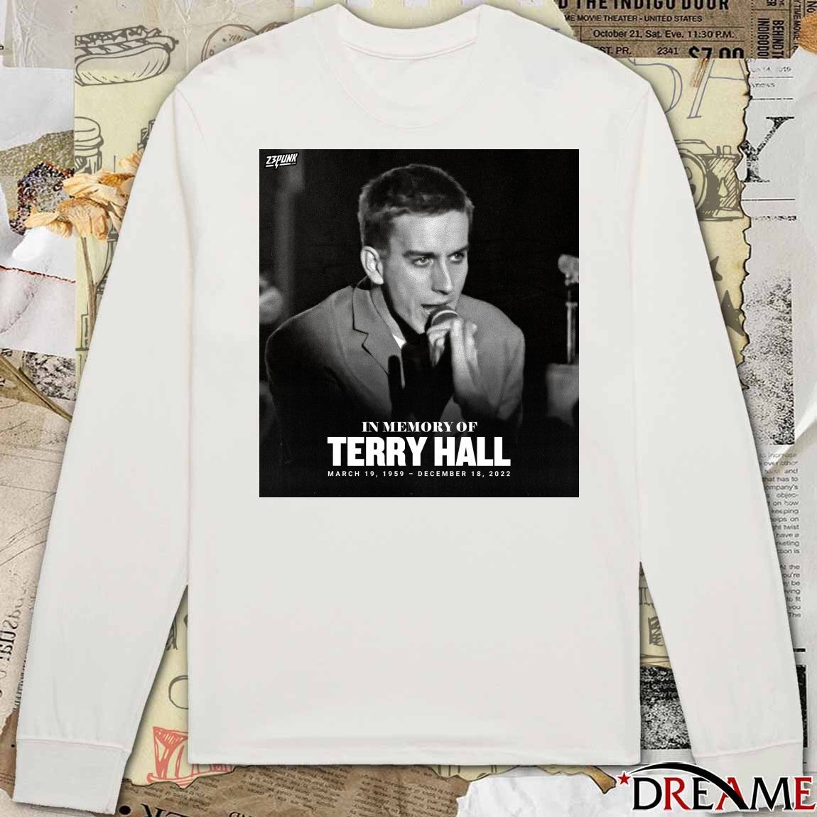 In Memory Of Terry Hall March 19 1959 – December 18 2022 Poster t-shirt
