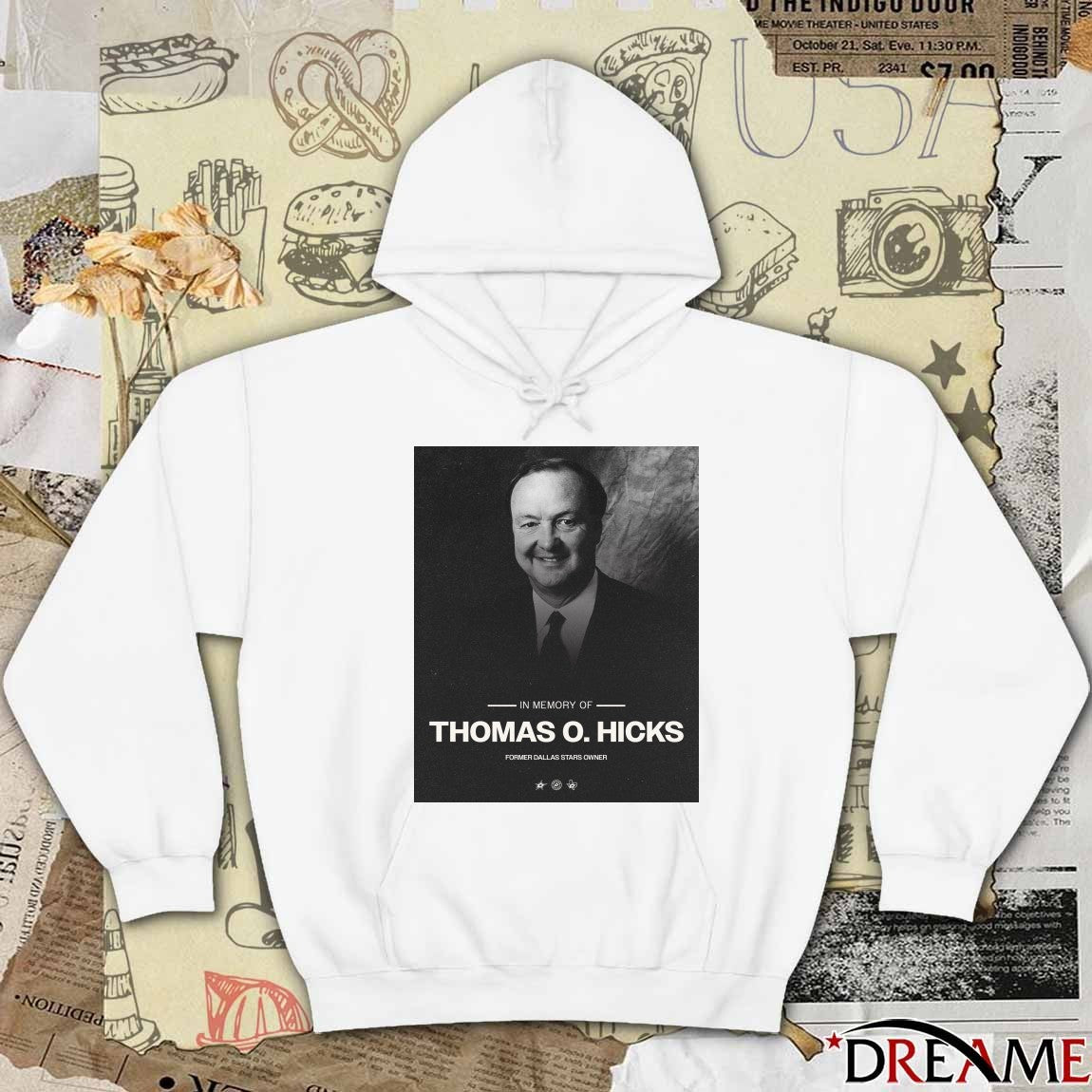 In Memory Of Thomas O. Hicks Former Dallas Stars Owner 1946 – 2025 Poster t-shirt