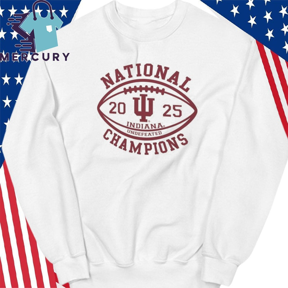Indiana Football 2025 National Champions Vintage Undefeated Shirt