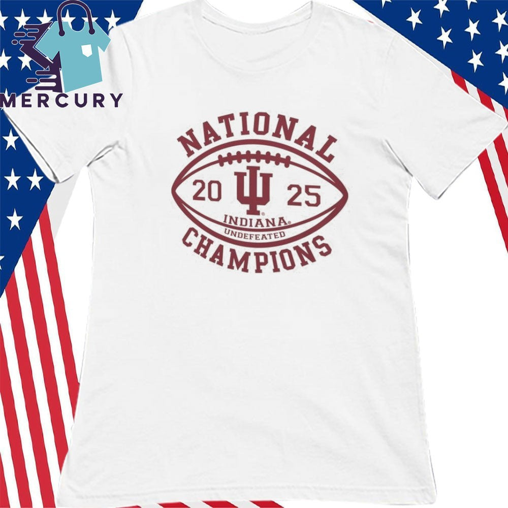 Indiana Football 2025 National Champions Vintage Undefeated Shirt