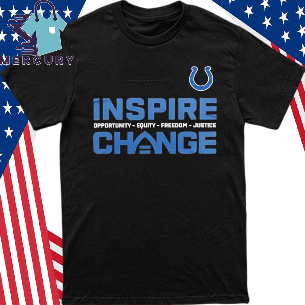 Indianapolis Colts Inspire Change Freedom Justice Shirt