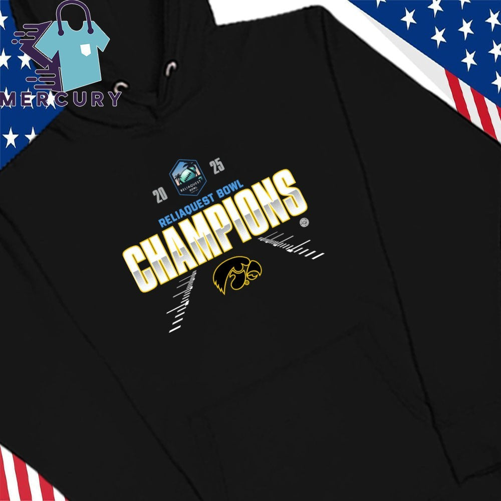 Iowa Hawkeyes 2025 ReliaQuest Bowl Champions Shirt