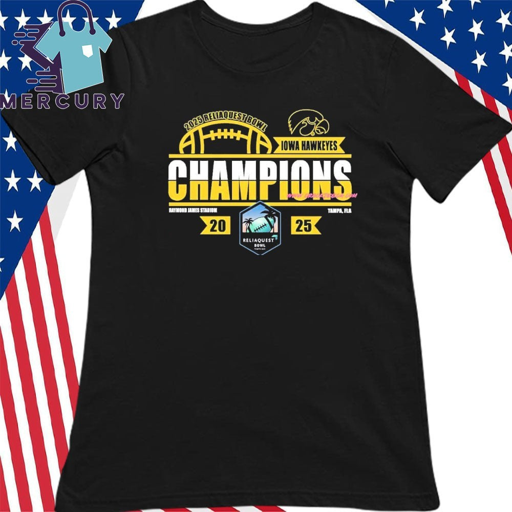 Iowa Hawkeyes 2025 ReliaQuest Bowl Locker Room Shirt