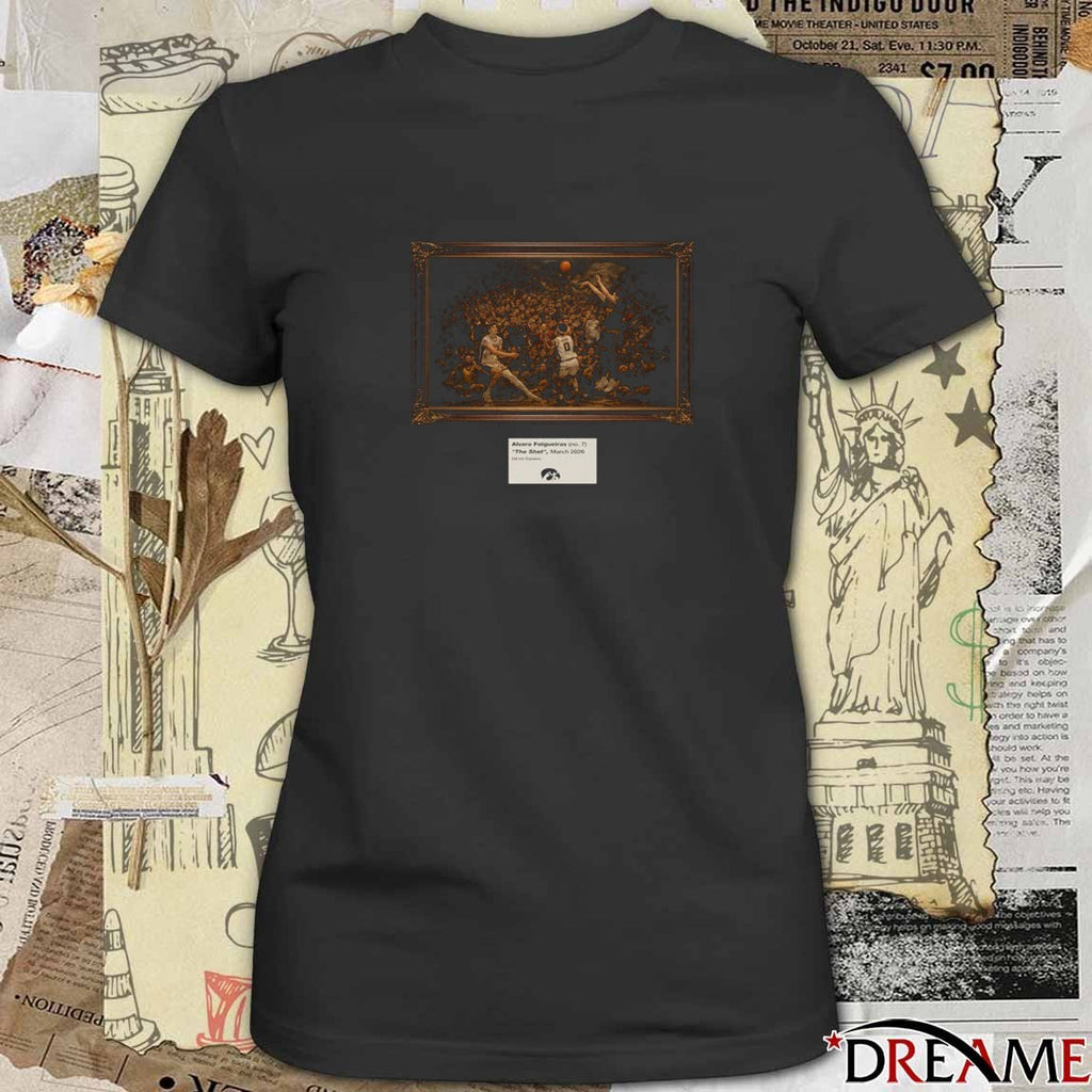 Iowa Hawkeyes Alvaro Folgueiras The Shot March 2026 t-shirt