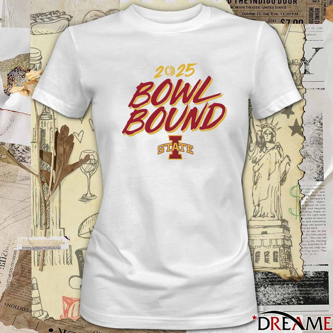 Iowa State Cyclones Football NCAA 2025 Bowl Bound t-shirt