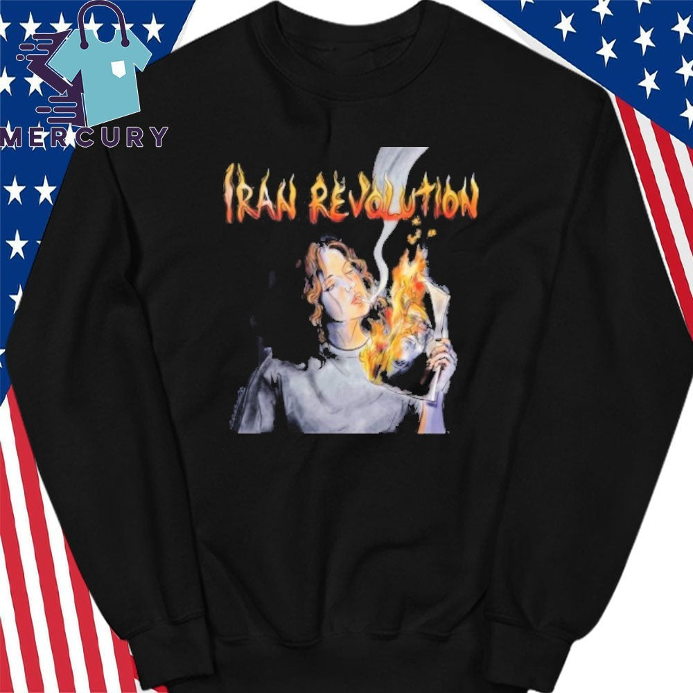 Iran Revolution Smoking Persian Girl Shirt