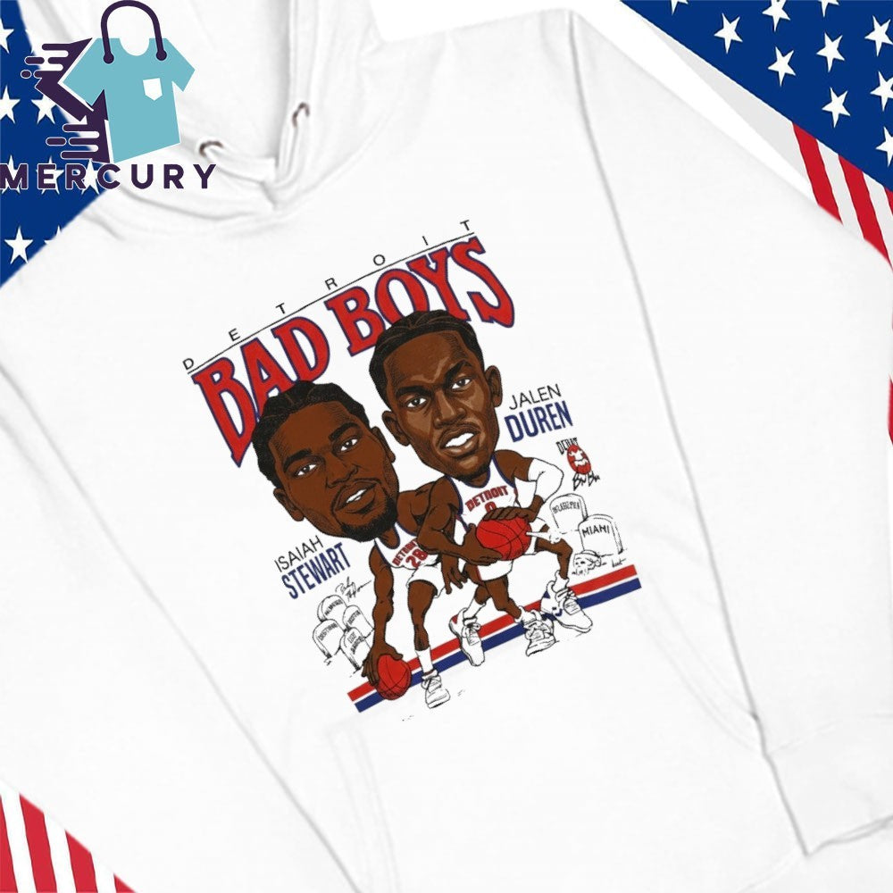 Isaiah Stewart Jalen Duren Detroit Bad Boys Detroit Pistons Shirt