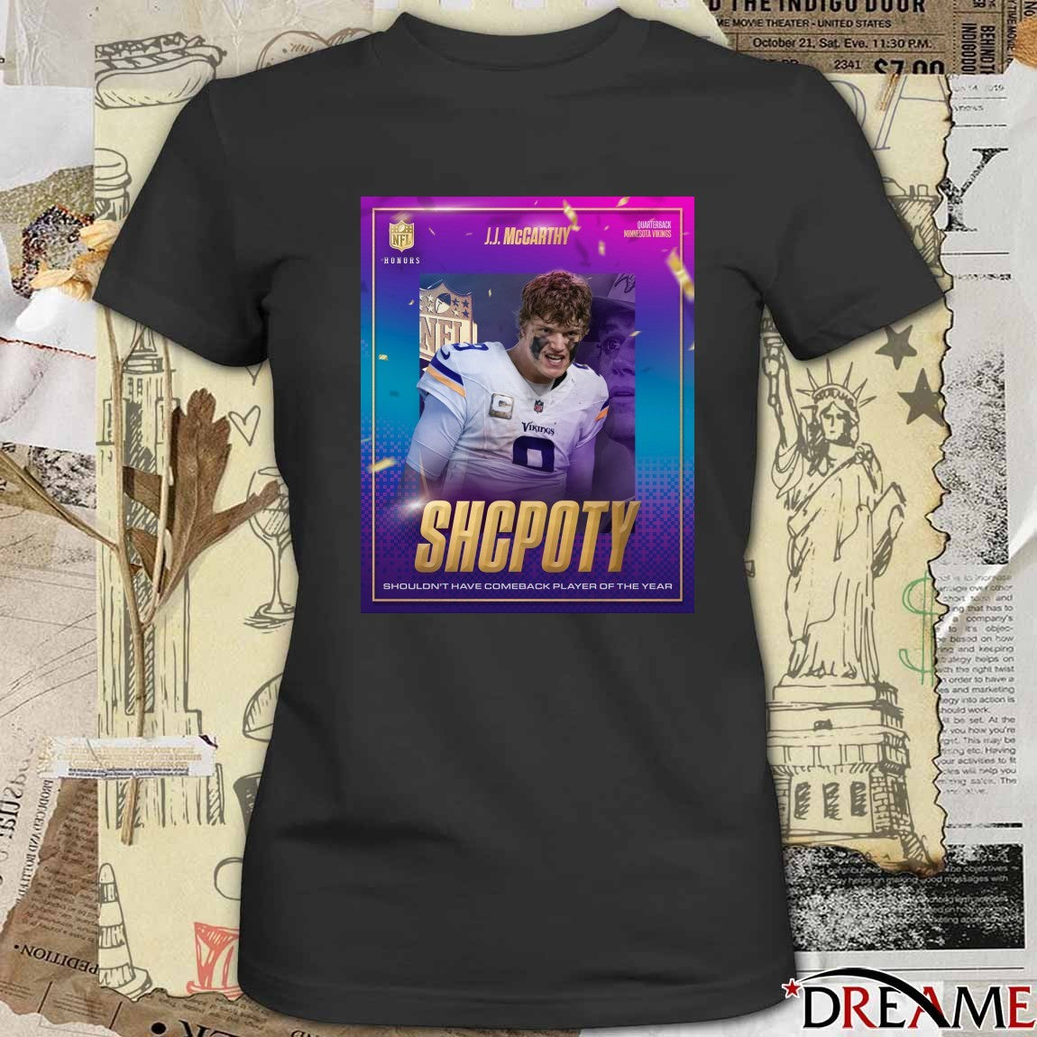 J.J. McCarthy Minnesota Vikings Shouldn’t Have Comeback Player of the Year Poster t-shirt