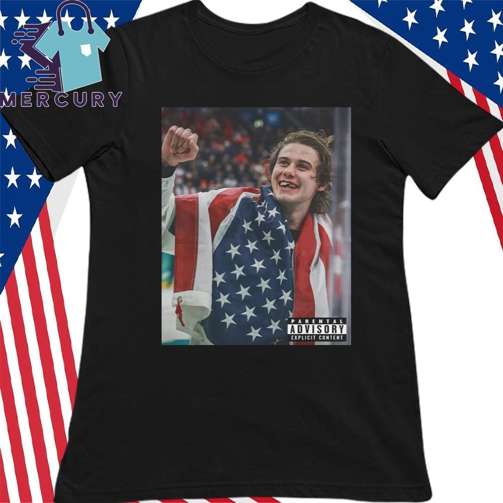 Jack Hughes USA Hockey Gold Medal Shirt