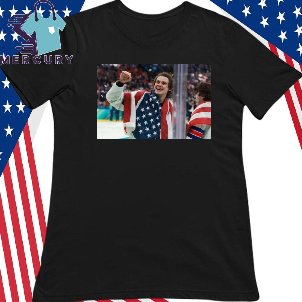 Jack Hughes USA Lost Teeth Shirt