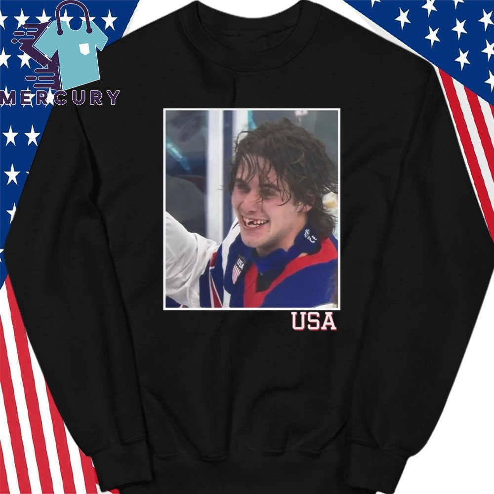 Jack Hughes Usa Hockey Shirt