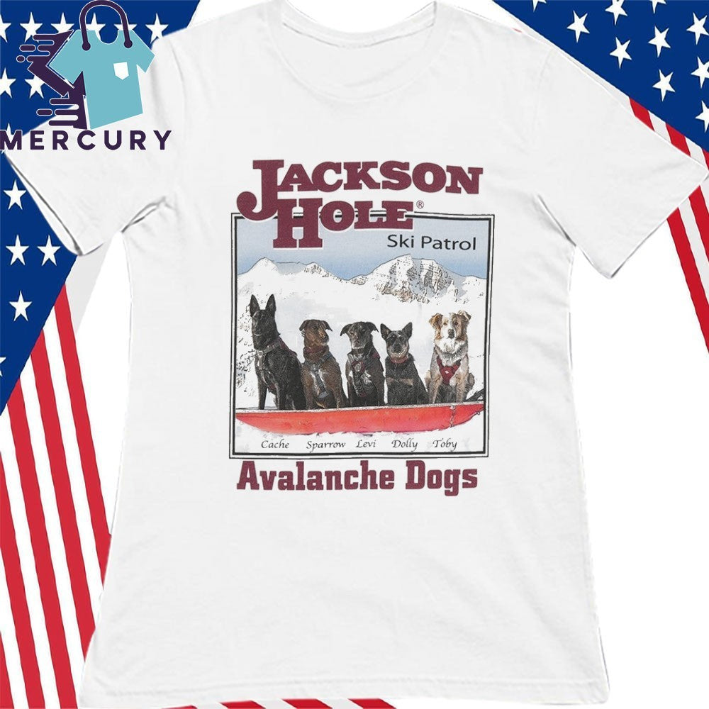 Jackson Hole Ski Patrol Avalanche Dogs Shirt