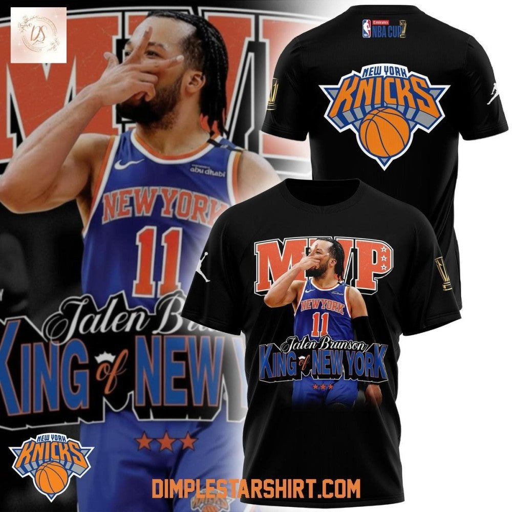 Jalen Brunson MVP King Of New York Two Sided Shirt