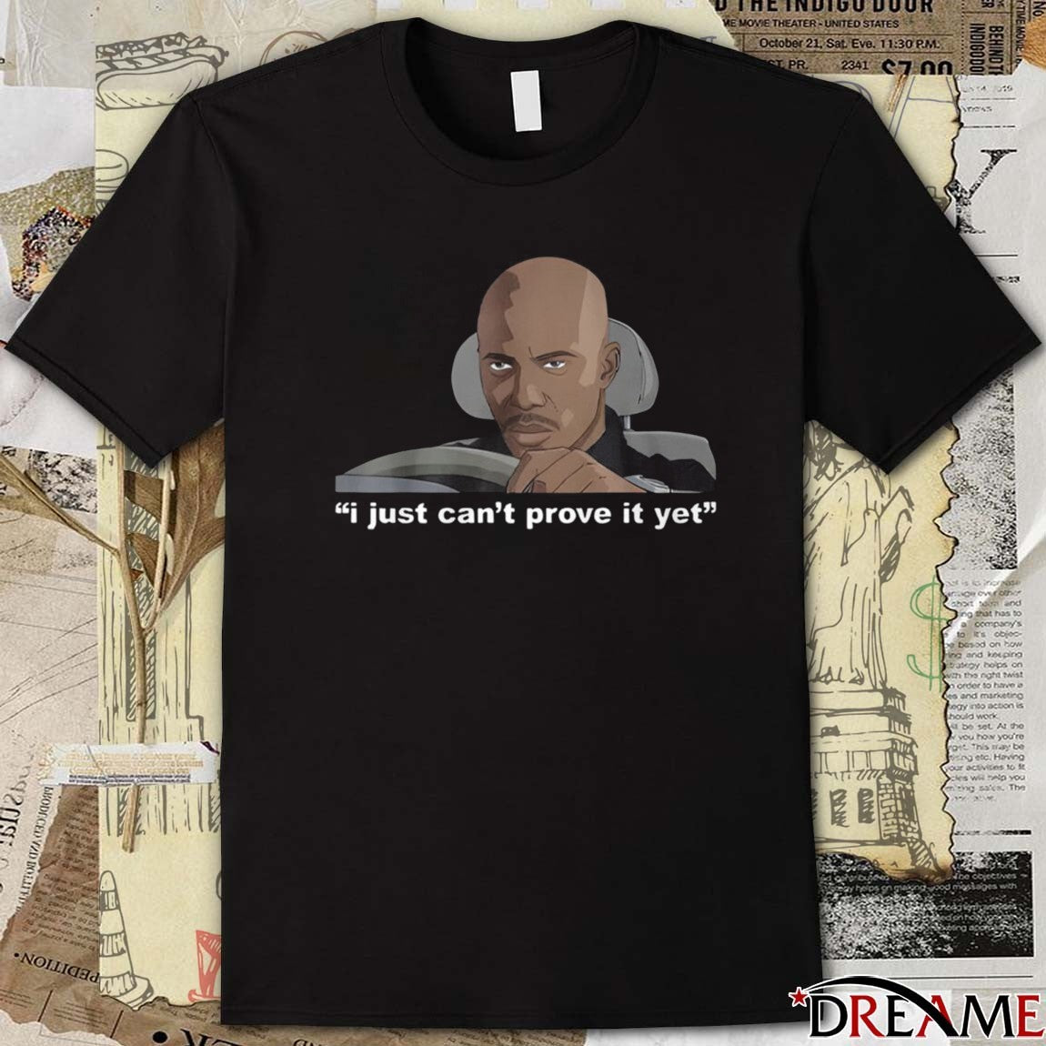 James Doakes I Just Can’t Prove It Yet Portrait t-shirt