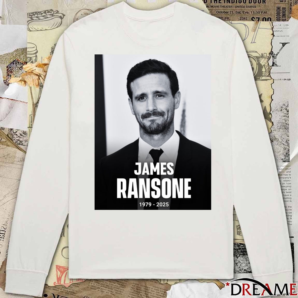 James Ransone Has Passed Away At The Age Of 46 1979 – 2025 Poster t-shirt