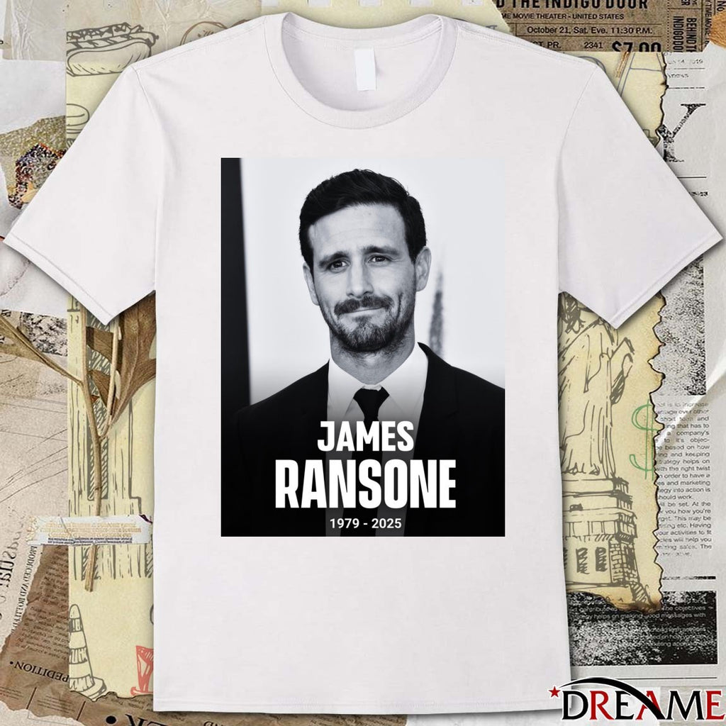 James Ransone Has Passed Away At The Age Of 46 1979 – 2025 Poster t-shirt