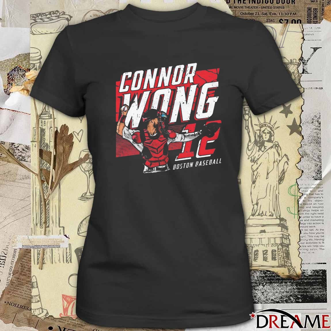 Jarren Duran Connor Wong Boston Red Sox MLB Baseball t-shirt