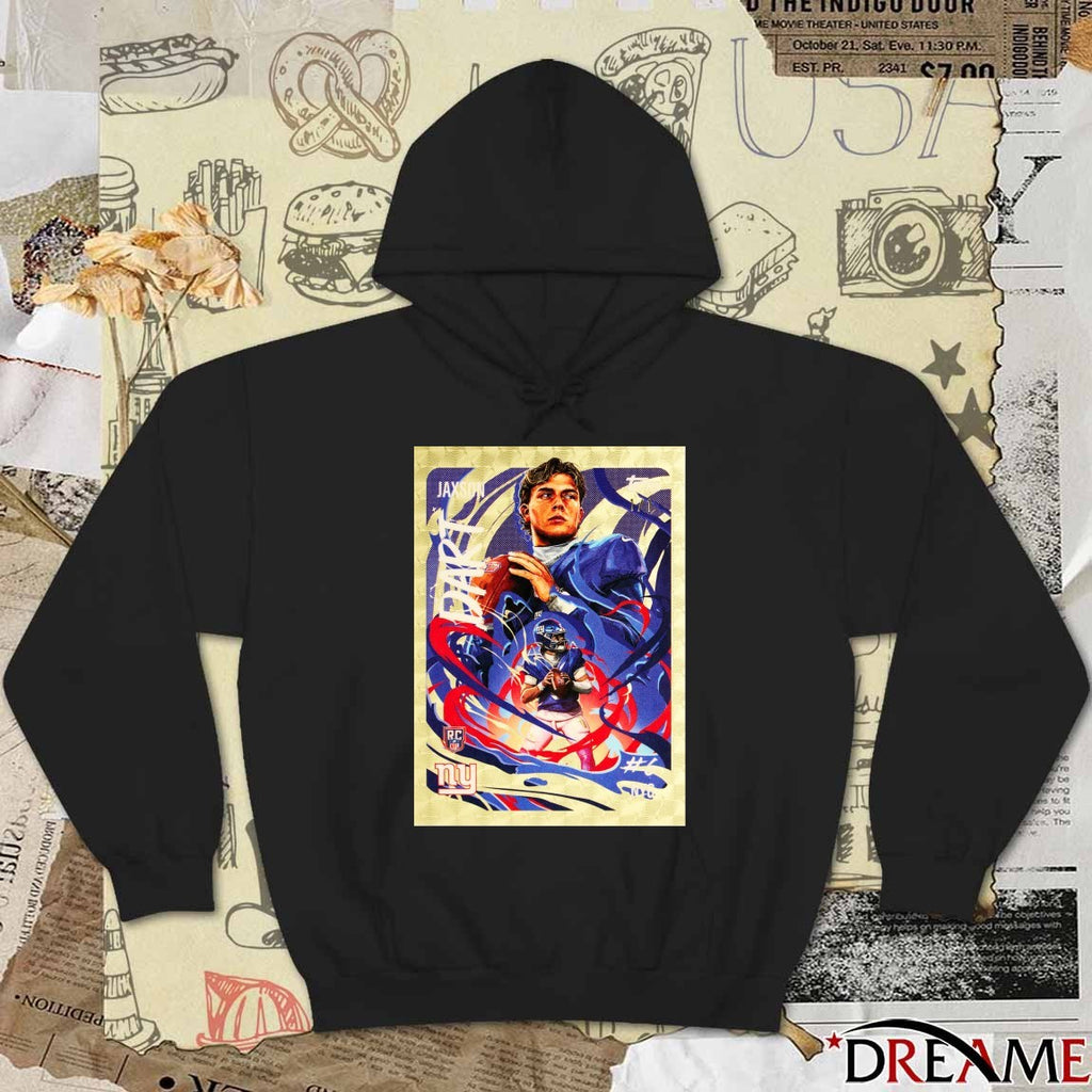 Jaxson Dart’s 1-of-1 Ultra Violet Superfractor Topps Poster t-shirt