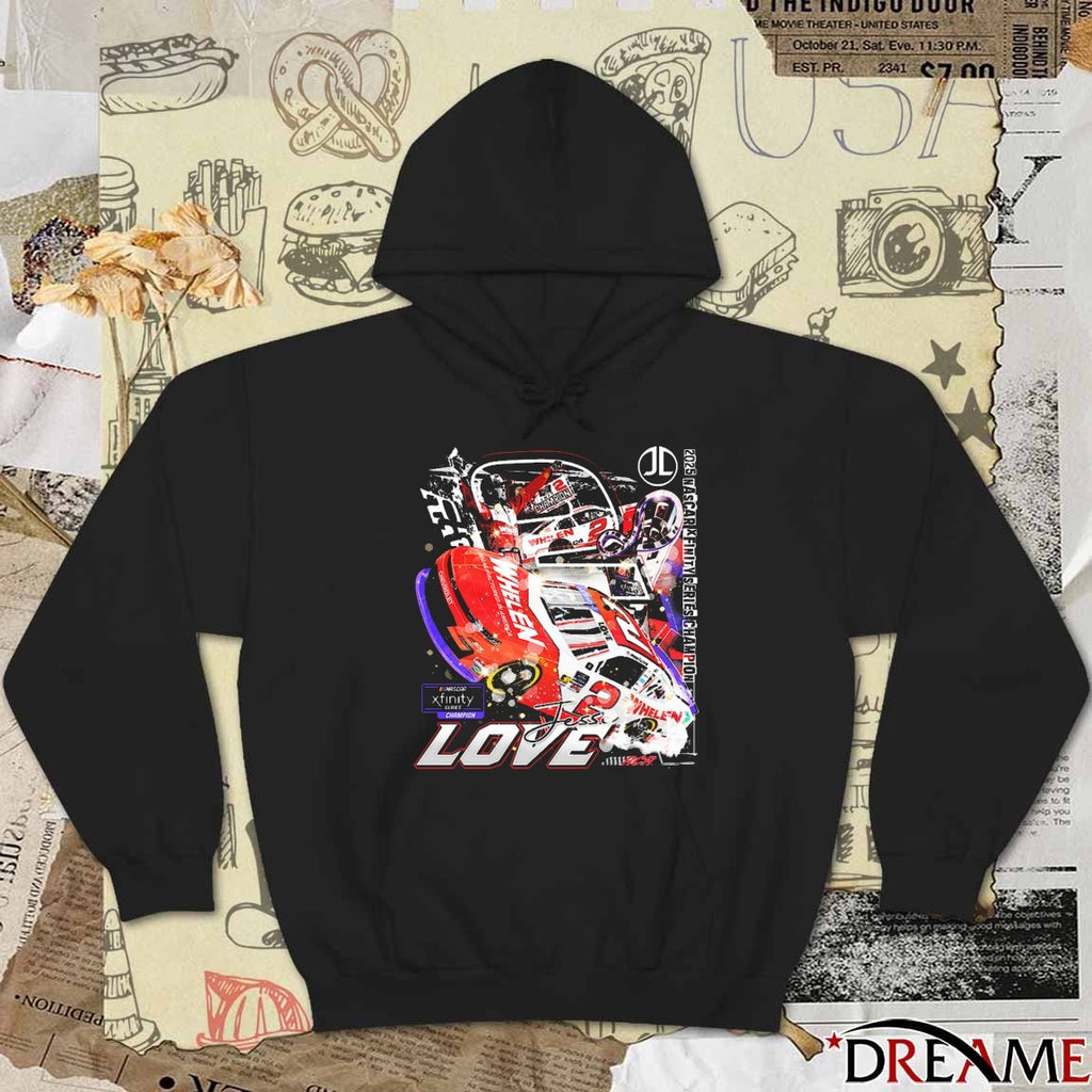 Jesse Love 2025 NASCAR Xfinity Series Champion RCR Racing t-shirt