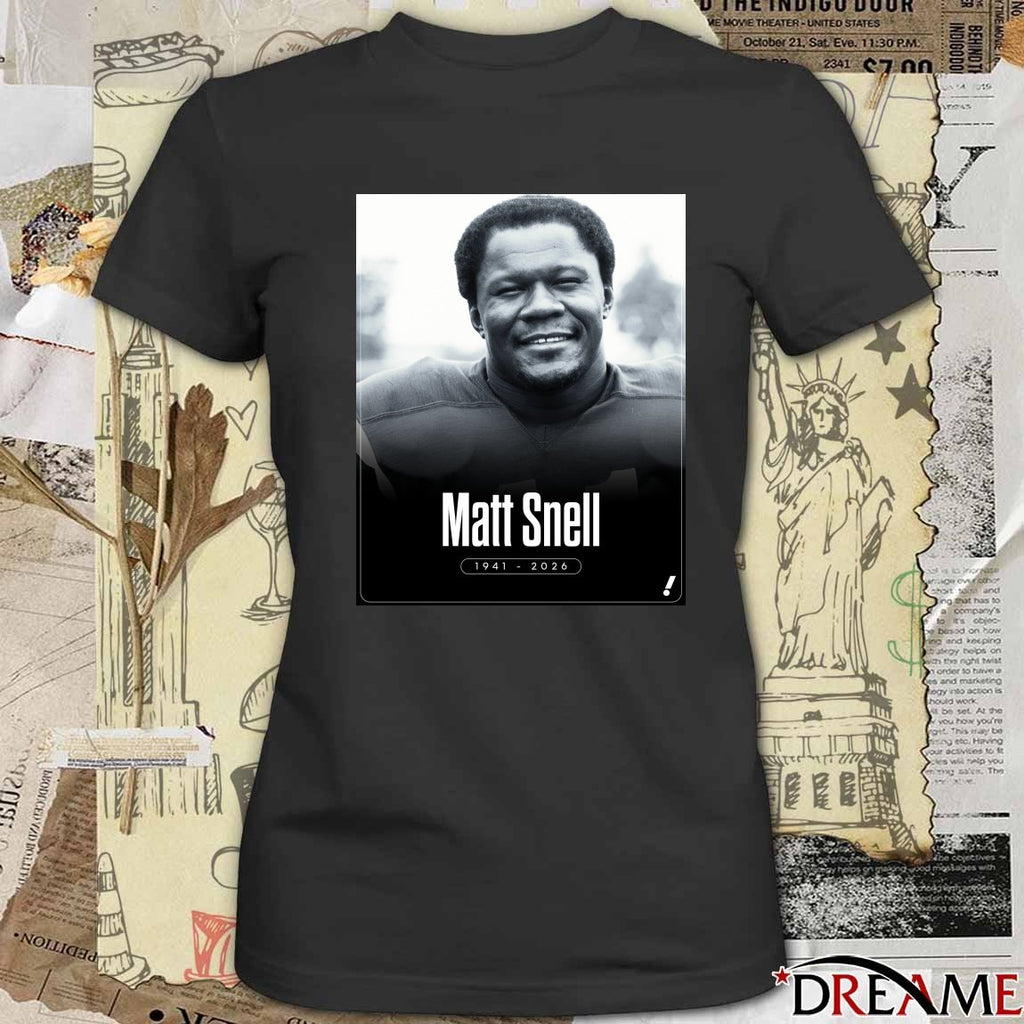 Jets Ring of Honor RB Matt Snell 1941-2026 t-shirt