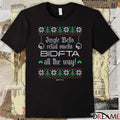Jingle Bells Retail Smells BidFTA All The Way Holiday Ugly Christmas Sweater 2025 t-shirt