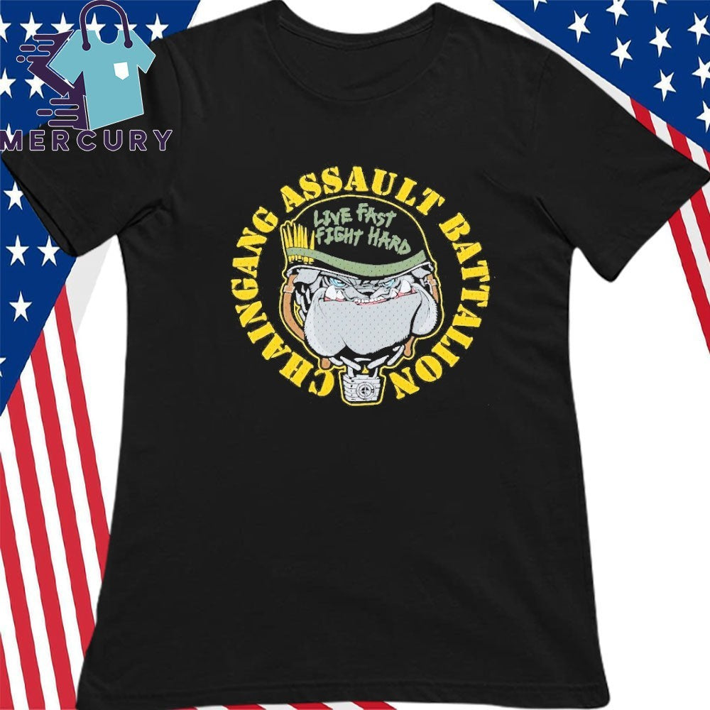 John Cena Bulldog Crosshair Chain Gang Assault Battalion Shirt