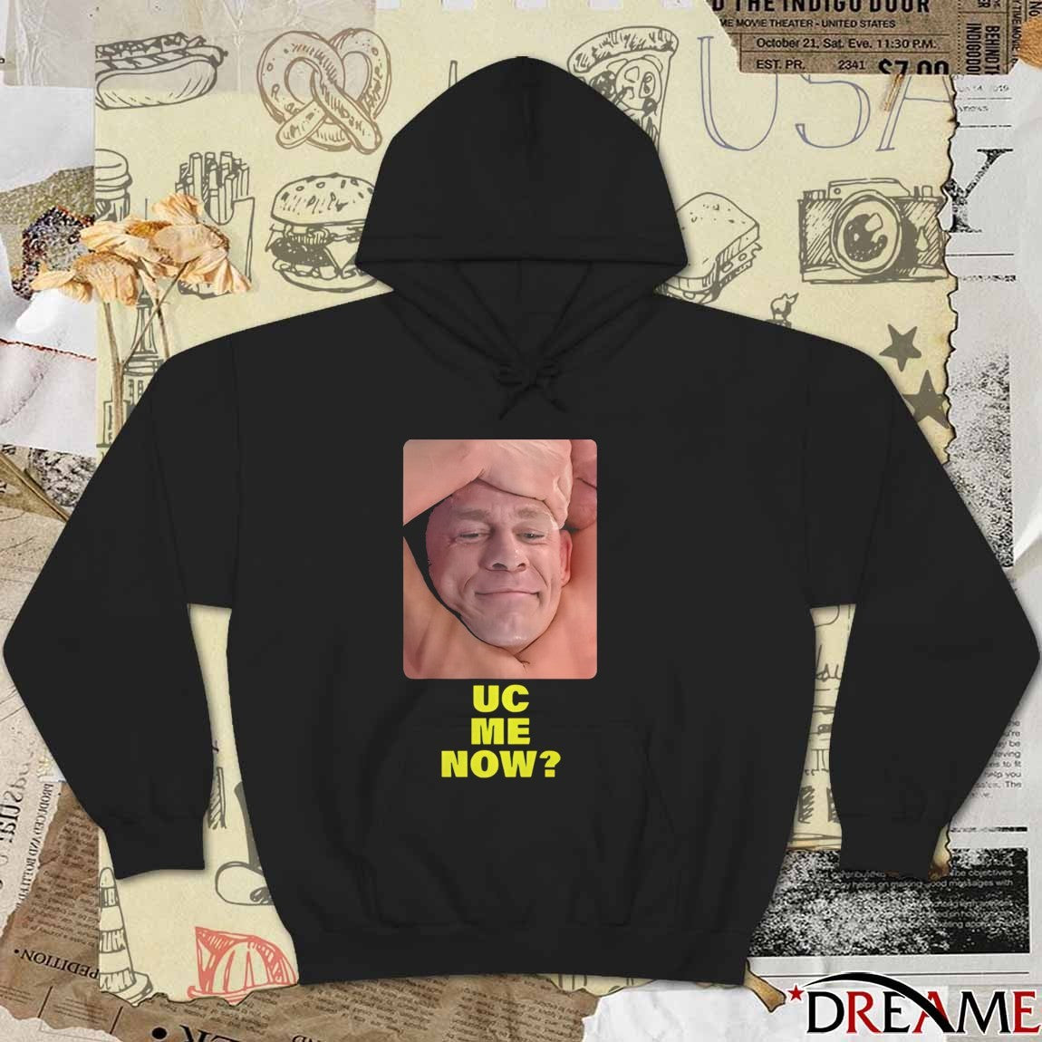 John Cena Final Match Smiling UC Me Now 2025 t-shirt