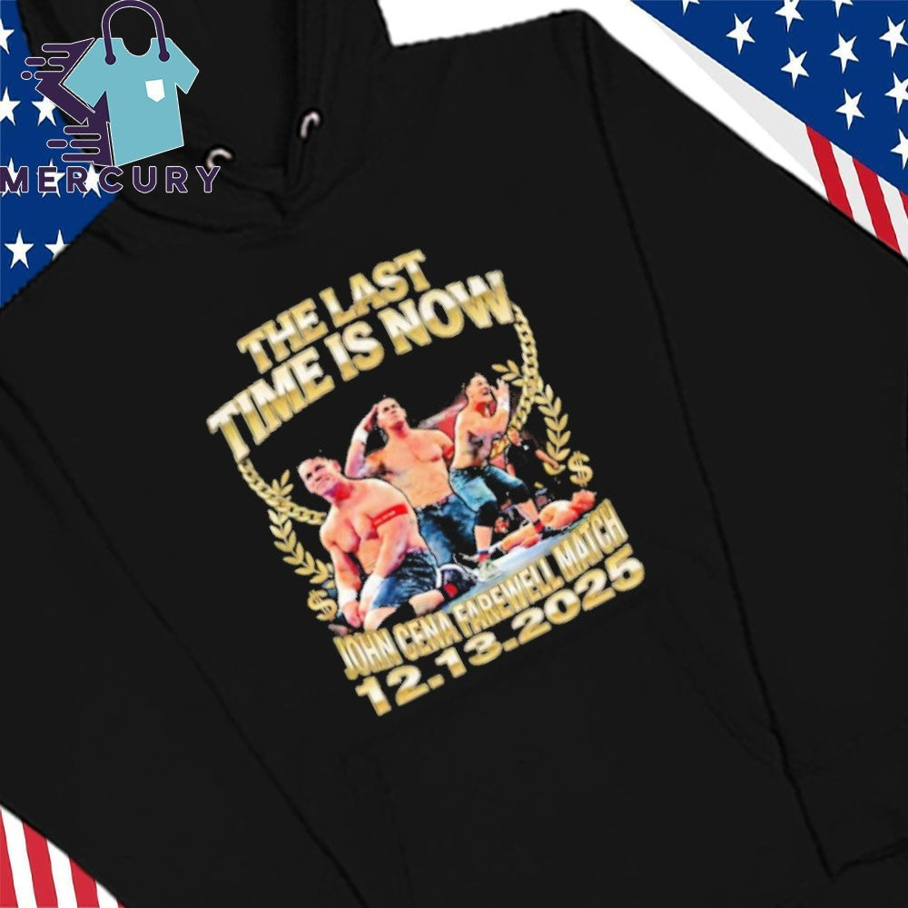 John Cena The Last Time Is Now, John Cena Farewell Match Tour DC 2025 Shirt