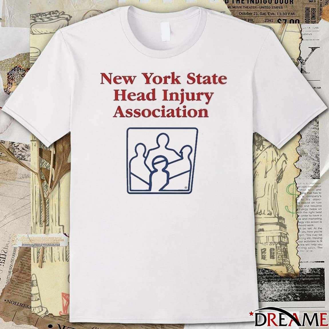 Johnny Knoxville Jackass New York State Head Injury Association 2026 t-shirt