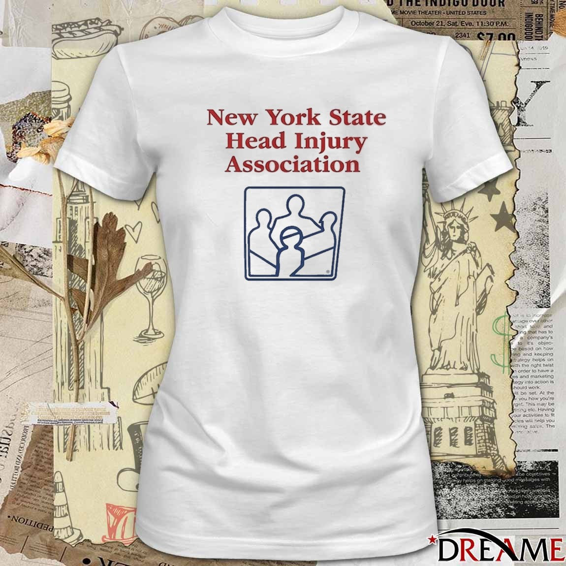 Johnny Knoxville Jackass New York State Head Injury Association 2026 t-shirt
