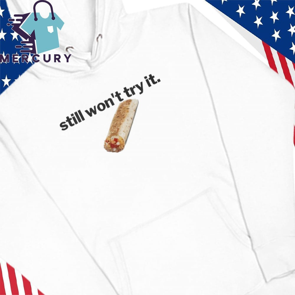 Jokic Rocking Taco Bell Still Won’t Try It Shirt
