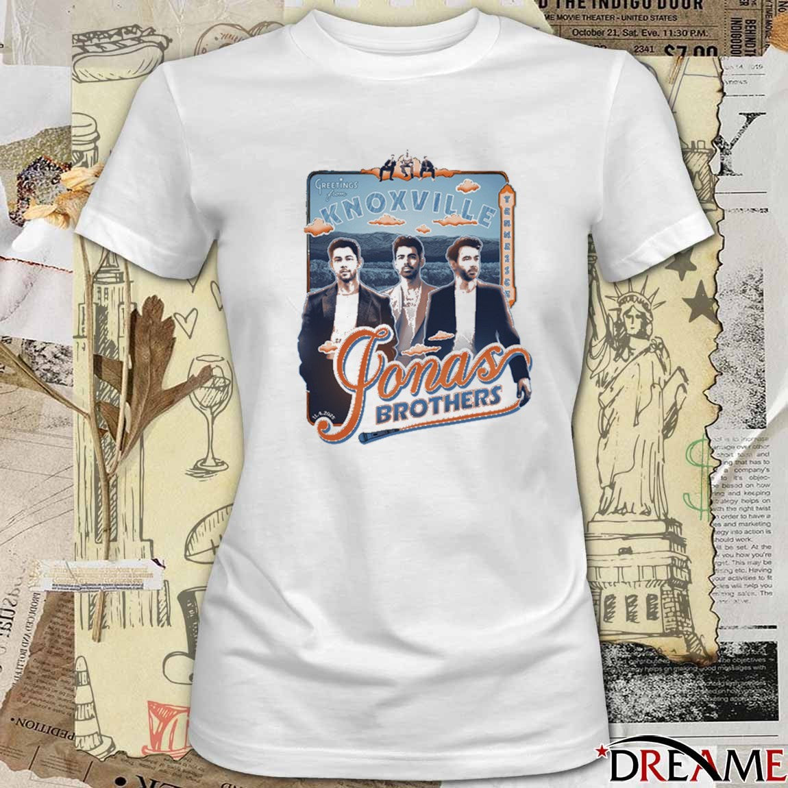 Jonas Brothers Greetings From Knoxville TN 2025 t-shirt
