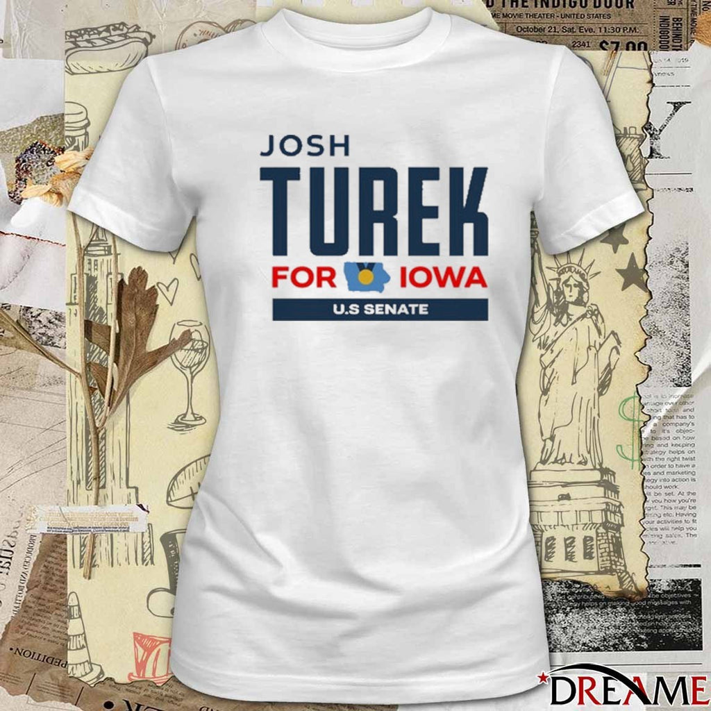 Josh Turek For Iowa U.S Senate Logo t-shirt