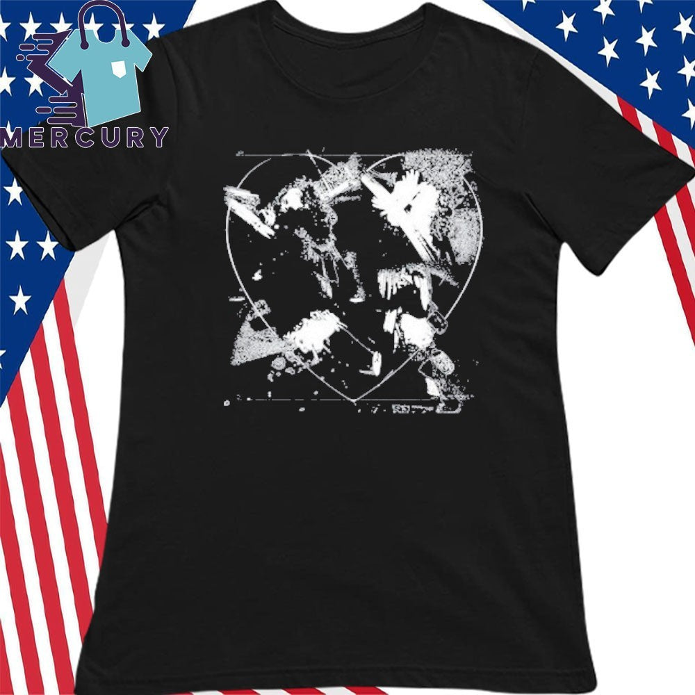 Jr Heart Black Shirt