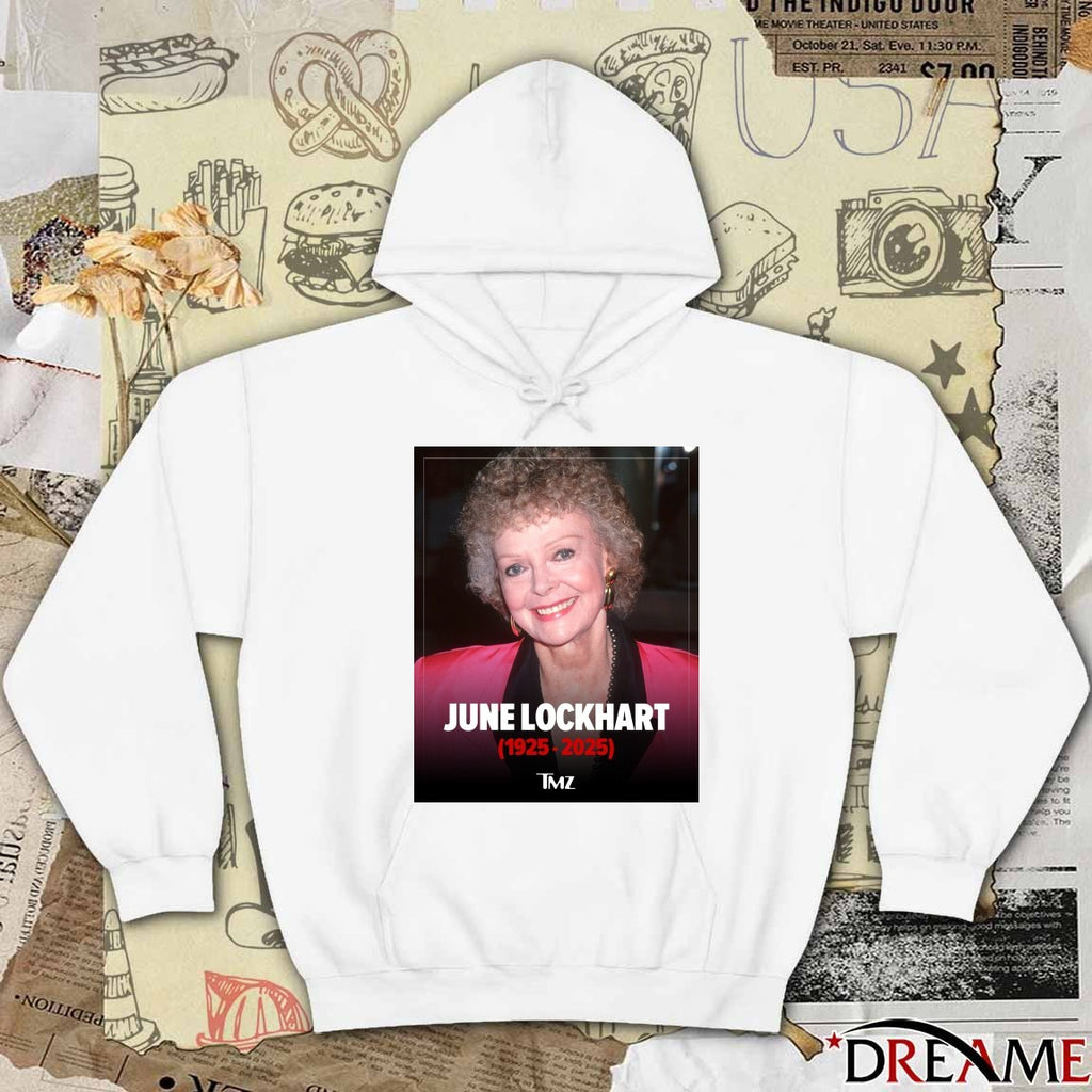 June Lockhart A Legendary Television Actress Of The 1950s ’60s And ’70s Has Died 1925 – 2025 Poster t-shirt