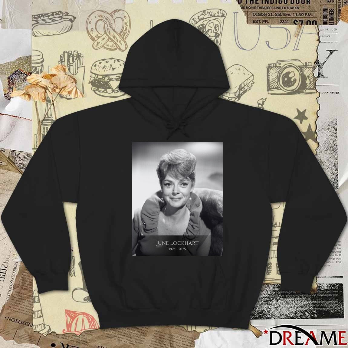 June Lockhart Has Died At 100 Of Natural Causes 1925 – 2025 Fox News Poster t-shirt
