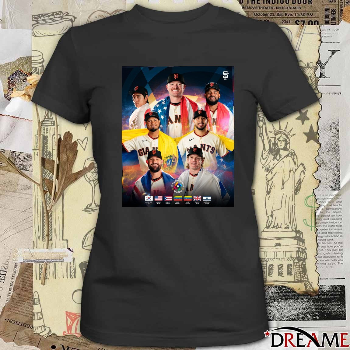 Jung Hoo Lee, Logan Webb San Francisco Giants World Baseball Classic Poster t-shirt