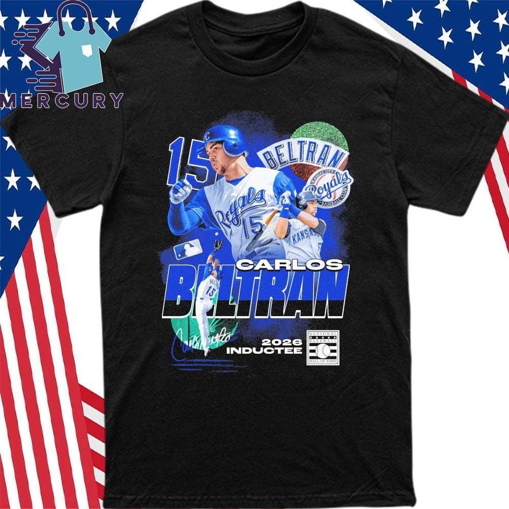 Kansas City Royals Carlos Beltran 2026 Hall Of Fame Shirt