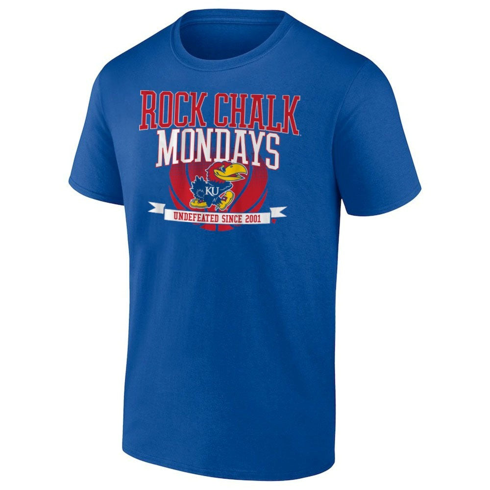 Kansas Jayhawks Rock Chalk Mondays Shirt