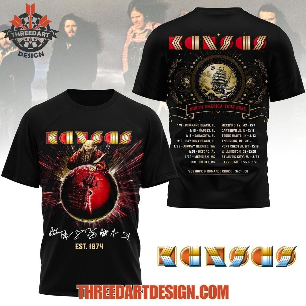 Kansas North America Tour 2026 Shirt