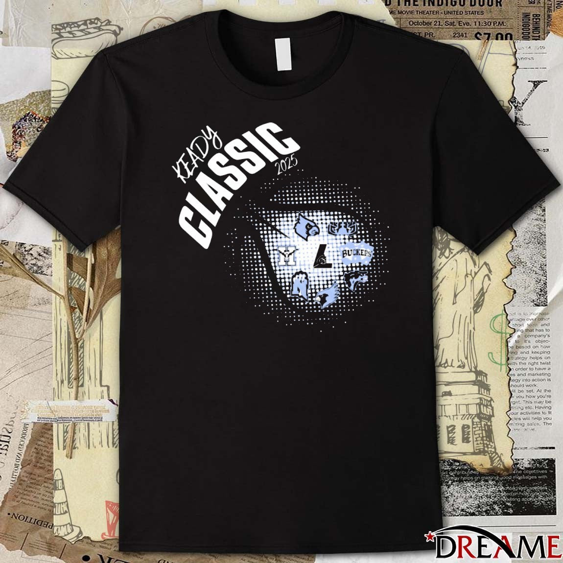 Keaday’s Classic 2025 Tournament Logos t-shirt