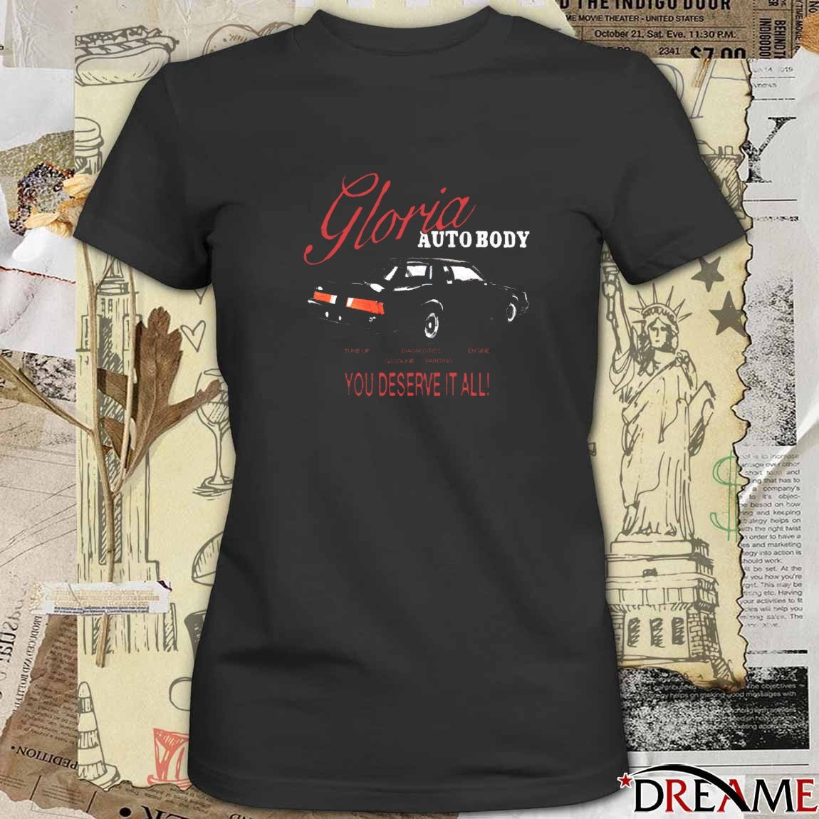 Kendrick Lamar You Deserve It All Gloria Auto Body t-shirt